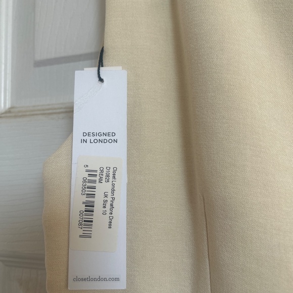 Cream Pinafore Dress - Picture 4 of 4